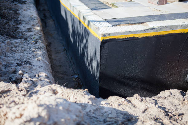 Professional Crawl Space Encapsulation technician working in New Washington, OH